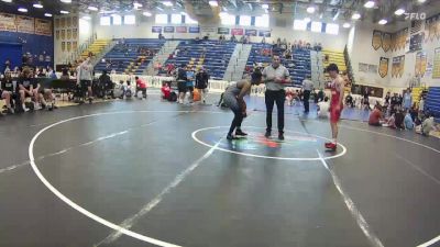 150 lbs Round 4 (8 Team) - Isaac Velazquez, SOWA /HWC vs Dantrelle Womack, Cypress Creek