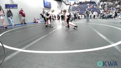 130/140 lbs Rr Rnd 3 - Jordon Inman, Red Ryder Wrestling Club vs Cooper Nicely (140), Tecumseh Youth Wrestling