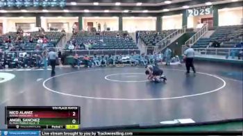 160 lbs Placement Matches (16 Team) - Nico Alaniz, Austin Vandegrift vs Angel Sanchez, El Paso Pebble Hills