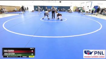 100/110 Round 1 - Ava Fodera, Poway Wrestling vs Addi Baxter, Sanderson Wrestling Academy