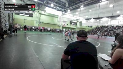 126 lbs Champ. Round 1 - Jacob Pascual, CHATSWORTH vs Jacob Rice, El Camino Real