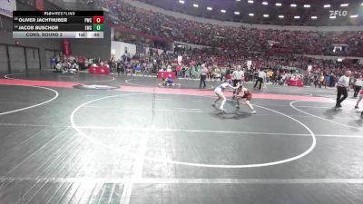 91 lbs Cons. Round 2 - Jacob Buschor, Lancaster Wrestling Club vs Oliver Jachthuber, Princeton Wrestling Club