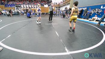 67 lbs Semifinal - Jameson Cartwright, Midwest City Bombers Youth Wrestling Club vs Callum Kappler, Choctaw Ironman