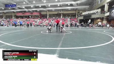 61 lbs Cons. Round 4 - Emmett Layton, Brawlers vs Stetson Madl, Independence