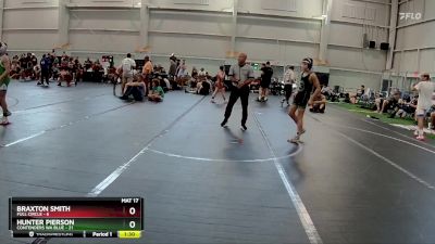 96 lbs Finals (2 Team) - Hunter Pierson, Contenders WA Blue vs Braxton Smith, Full Circle