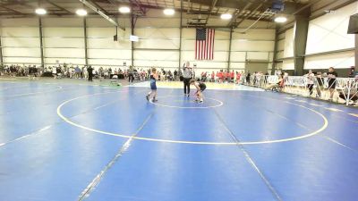75 lbs Rr Rnd 1 - Kai Rutherford, Buffalo Valley - MS vs Beau Cowan, Mat Warriors Green MS - MS
