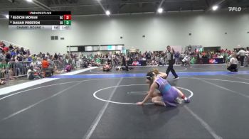 140 lbs Champ. Round 1 - Daijah Preston, Sunflower Kids vs Elocin Moran, Rock Creek