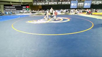 Boys 3A 190 lbs Cons. Round 3 - Tyson Moran, White River vs George Brown, Kent Meridian