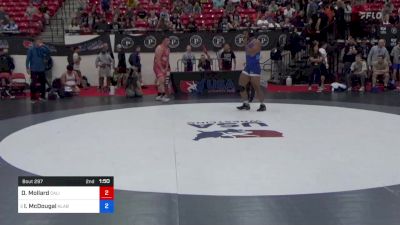 100 kg Semis - Dustin Mollard, California vs Isaiah McDougal, Alabama