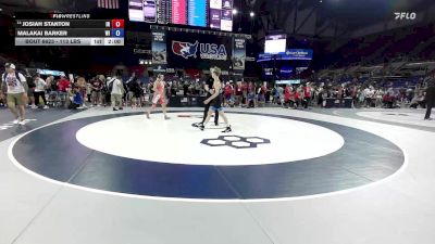 113 lbs Cons. Rd Of 64 - Josiah Stanton, IN vs Malakai Barker, WI
