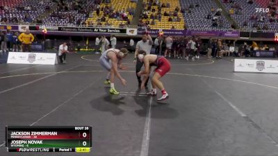 197 lbs Placement Matches (16 Team) - Jackson Zimmerman, Pennsylvania vs Joseph Novak, Wyoming