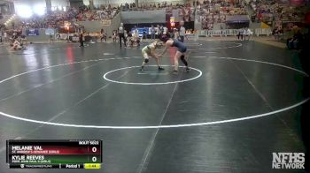 Girls 114 lbs Champ. Round 1 - Kylie Reeves, Pope John Paul Ii (Girls) vs Melanie Val, St. Andrew`s-Sewanee (Girls)