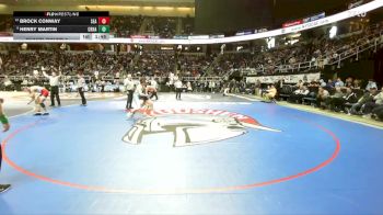 II-152 lbs Champ. Round 2 - Henry Martin, Croton-Harmon vs Brock Conway, Seaford