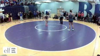 190 lbs. Cons. Round 5 - Brooklyenn Rader-johnson, Kirksville vs Triztyn Tinker, Centralia