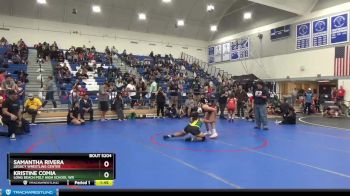 126 lbs Semifinal - Kristine Comia, Long Beach Poly High School Wr vs Samantha Rivera, Legacy Wrestling Center