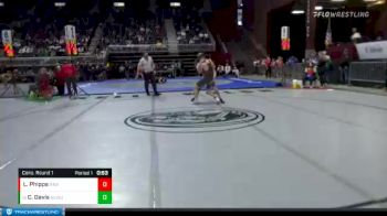 3A-138 lbs Cons. Round 1 - Cullen Davis, Newcastle/Upton vs Lucas Phipps, Rawlins