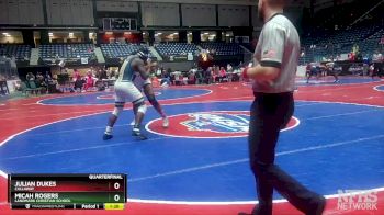 2A-215 lbs Quarterfinal - Micah Rogers, Landmark Christian School vs Julian Dukes, Callaway