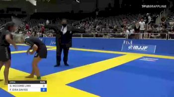 GABRIELLE MCCOMB LIMA vs FFION EIRA DAVIES 2021 World IBJJF Jiu-Jitsu No-Gi Championship