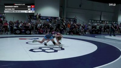 50 kg Cons. Rd Of 32 - Makenize Smith, Warrior Regional Training Center vs Hayden Fry, Menlo Wrestling Club