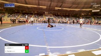 119 lbs Quarterfinal - Jabari Jones, Tulsa Blue T Panthers vs Zoe Parish, Wagoner Takedown Club