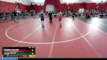 136 lbs Quarterfinal - Xander Paulson, New Richmond Wrestling vs KYSEN BROWN, Aviators
