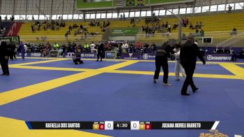Juliana Moreli Barreto vs Rafaella Dos Santos 2025 Brasileiro Jiu-Jitsu IBJJF