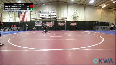 67 lbs Consi Of 4 - Shiloh Youngblood, Chickasha Youth Wrestling vs Tucker Mcglamery, Shelton Wrestling Academy