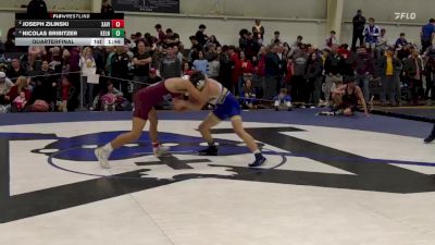 138 lbs Quarterfinal - Joseph Zilinski, Xavier vs Nicolas Bribitzer, Kellenberg