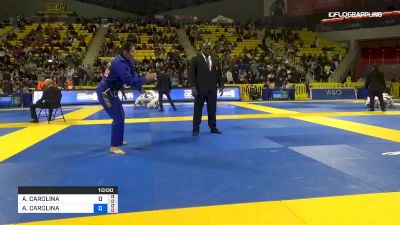 ANA CAROLINA VIEIRA SROUR vs TALITA ANDREA 2019 World Jiu-Jitsu IBJJF Championship
