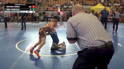 83 lbs Cons. Round 4 - Antonio Gomez, Beavercreek Youth Wrestling vs Reid VonBusch, St Gertrude