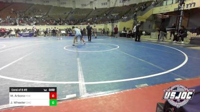 108 lbs Consi Of 8 #2 - Marli Arbona, Ponca City Wildcat Wrestling vs Jaeden Wheeler, Chickasha Wrestling