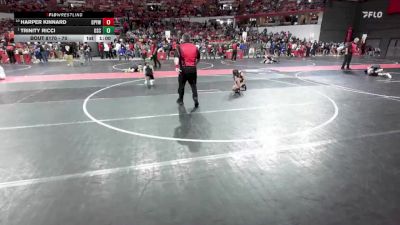 70 lbs Quarterfinal - Trinity Ricci, Osceola vs Harper Kinnard, De Pere Youth Wrestling