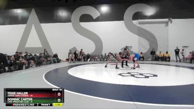 112 lbs Round 3 - Teige Haller, Junior Terps Xtreme vs Dominic Carter, Lake Wrestling Club