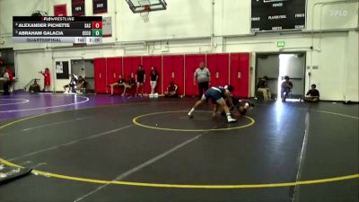 174 lbs Quarterfinal - Abraham Galacia, Cerritos College vs Alexander Pichette, Santa Ana College
