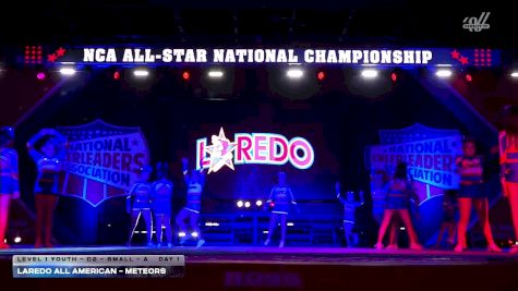Laredo All American - Meteors [2026 L1 Youth - D2 - Small - A Day 1] 2026 NCA All-Star National Championship