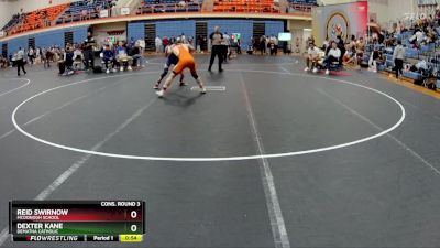 120 lbs Cons. Round 3 - Reid Swirnow, McDonogh School vs Dexter Kane, DeMatha Catholic