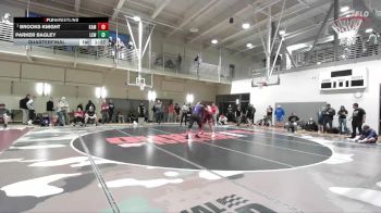 285 lbs Quarterfinal - Brooks Knight, Kamiakin vs Parker Bagley, Lewiston High School