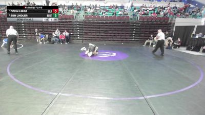 138 lbs Semifinal - Devin Lirgg, Gilbert vs Ben Lindler, North Augusta