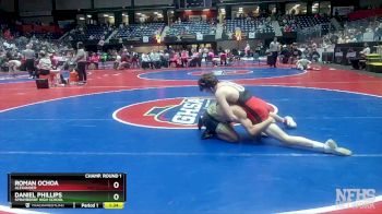 6A-150 lbs Champ. Round 1 - Daniel Phillips, Sprayberry High School vs Roman Ochoa, Alexander