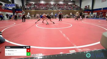 106 lbs Consi Of 16 #2 - Hudson Moseley, Raw Wrestling Club vs Brighton Harp, Tahlequah Wrestling Club