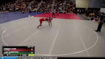 220 lbs Cons. Round 2 - Jordan Loose, Kaukauna vs Luke Gilbertson, Oconto Fall