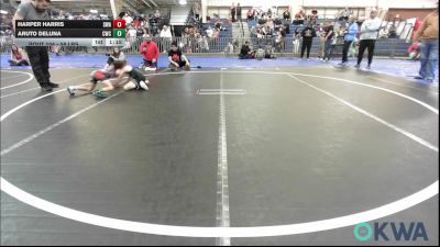 58 lbs Rr Rnd 1 - Harper Harris, Shelton Wrestling Academy vs Aruto DELUNA, CacheWrestlingClub