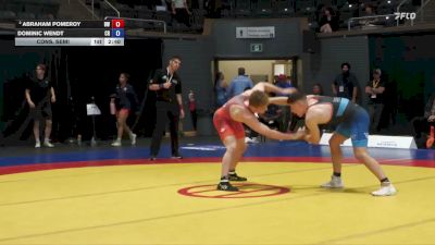 70 kg Cons. Semi - Abraham Pomeroy, Brock WC vs Dominic Wendt, Coast RTC
