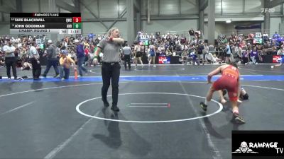 120 lbs Champ. Round 1 - John Goodman, Andover vs Tate Blackwill, Quinter Wrestling Club