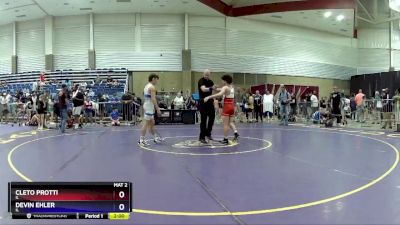 125 lbs 1st Place Match - Cleto Protti, IL vs Devin Ehler, IL