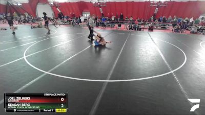 97 lbs 5th Place Match - Joel Zelinski, Wisconsin vs Keagan Berg, Victory School Of Wrestling