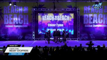 Cheer Tyme - Heart Stoppers [2024 L4 Junior Day 1] 2024 ACDA Reach the Beach Cheer Grand Nationals
