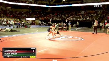 110 Class 1 lbs Cons. Round 2 - Taylor Sharp, Central (Park Hills) vs Paityn Basler, Ste. Genevieve