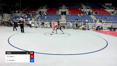 175 lbs Rnd Of 16 - Dylan Reel, GA vs Xavier Smith, IN