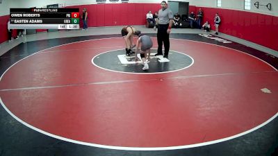 101 lbs Champ. Round 1 - Owen Roberts, Plum And O`Block vs Easten Adams, Greater Latrobe